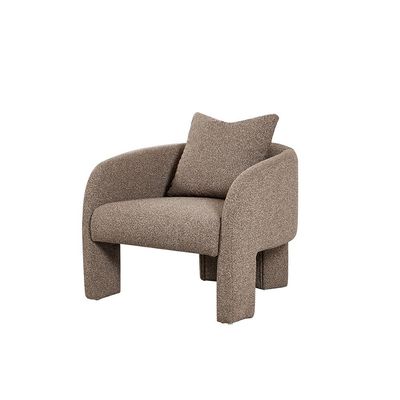دارفيلد - أريكة قماشية بمقعد واحد - بني - مع ضمان مدة عامين